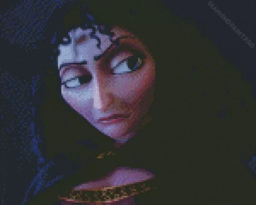 Gothel Close Up Character Diamond Painting