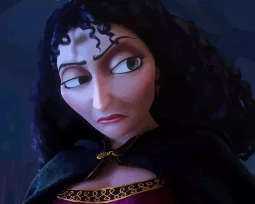 Gothel Close Up Character Diamond Painting