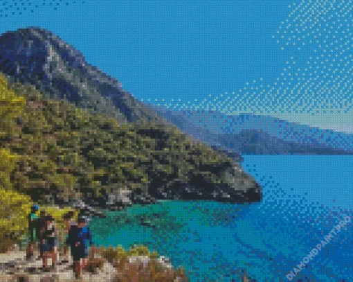 People Hiking In Lycian Way Diamond Painting