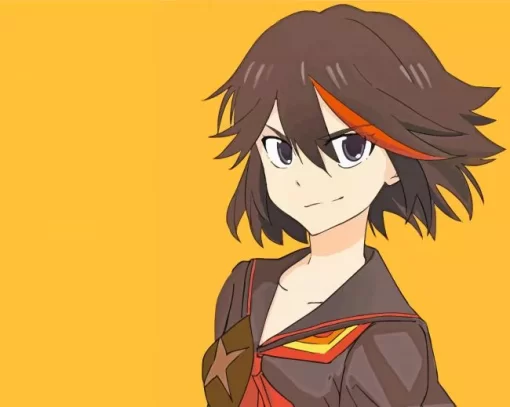 Ryuko Matoi Anime Character Diamond Painting