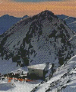 Stubai Glacier Skiing Diamond Painting