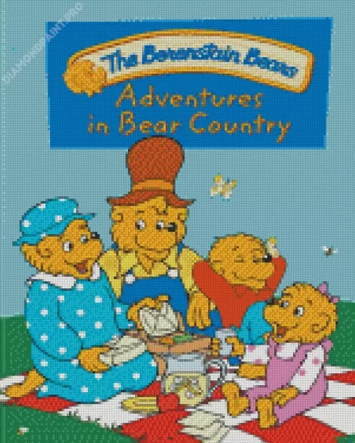 The Berenstain Bears Poster Diamond Painting