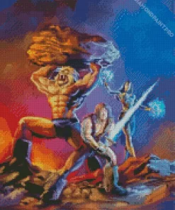 Thundarr The Barbarian Superheroes Diamond Painting