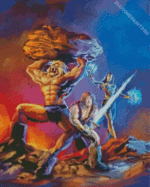 Thundarr The Barbarian Superheroes Diamond Painting