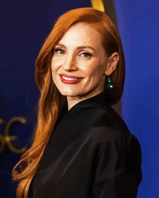 Aesthetic Jessica Chastain Diamond Painting