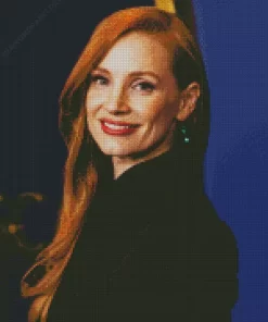 Aesthetic Jessica Chastain Diamond Painting