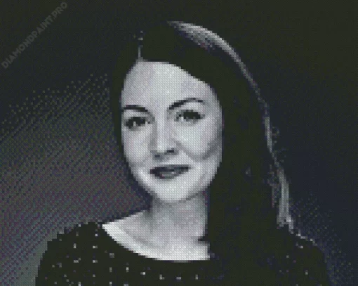 Black And White Lacey Turner Diamond Painting