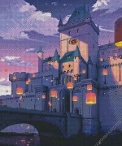 Castle Bridge Diamond Painting