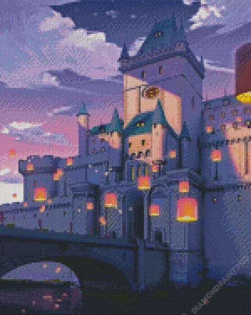 Castle Bridge Diamond Painting