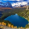 Lake Ohara In Yoho National Park Diamond Painting