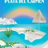 Mexico Playa Del Carmen City Poster Diamond Painting