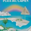 Mexico Playa Del Carmen City Poster Diamond Painting