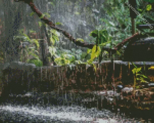 Rain In The Jungle Diamond Painting