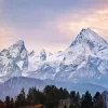 Snowy Watzmann Mountain Diamond Painting