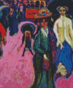 Street Dresden By Ernst Ludwig Kirchner Diamond Painting