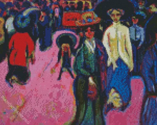 Street Dresden By Ernst Ludwig Kirchner Diamond Painting