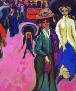 Street Dresden By Ernst Ludwig Kirchner Diamond Painting