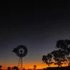 Western Windmill Silhouette Diamond Painting