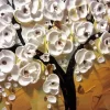 Abstract White Flowers Tree Diamond Painting