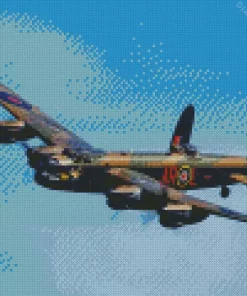 Avro Lancaster British Bomber Diamond Painting