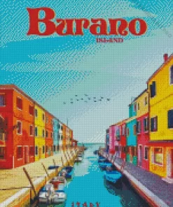 Burano Poster Diamond Painting