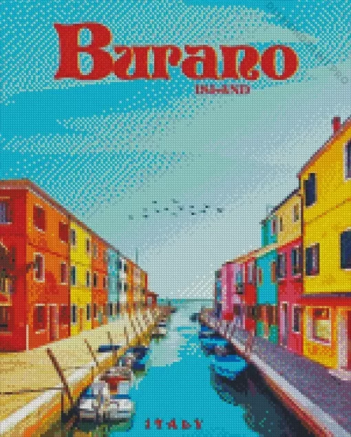 Burano Poster Diamond Painting