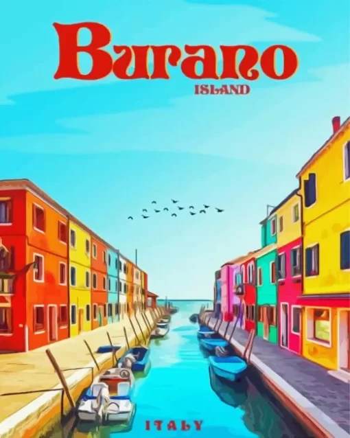 Burano Poster Diamond Painting