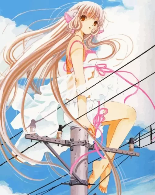 Chii Chobits Anime Character Diamond Painting