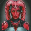 Darth Talon Star Wars Red Lady Diamond Painting