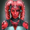 Darth Talon Star Wars Red Lady Diamond Painting