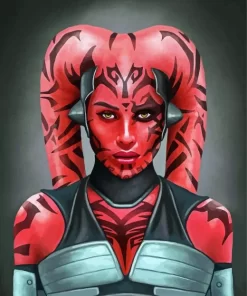 Darth Talon Star Wars Red Lady Diamond Painting