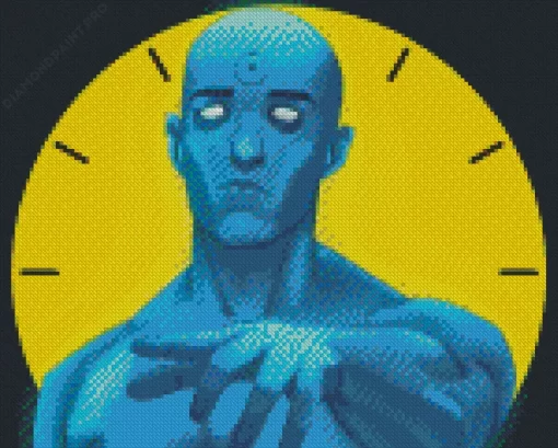 Dr Manhattan Watchmen Cartoon Diamond Painting