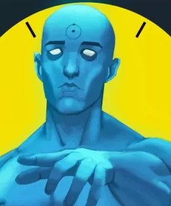 Dr Manhattan Watchmen Cartoon Diamond Painting