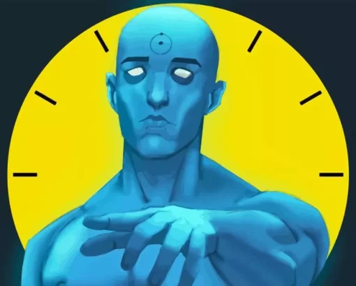 Dr Manhattan Watchmen Cartoon Diamond Painting