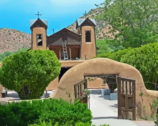 El Santuario De Chimayo Diamond Painting