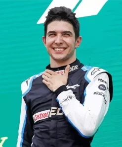 Esteban Ocon French Motorsports Driver Diamond Painting