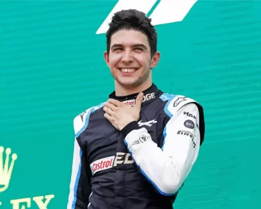 Esteban Ocon French Motorsports Driver Diamond Painting