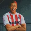 Footballer Dwight Gayle Diamond Painting