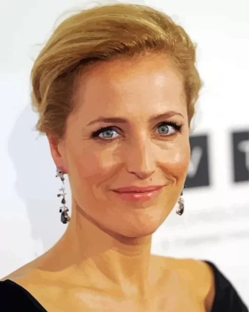 Gillian Anderson Actress Diamond Painting