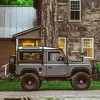 Grey Vintage Land Rover Car Diamond Painting