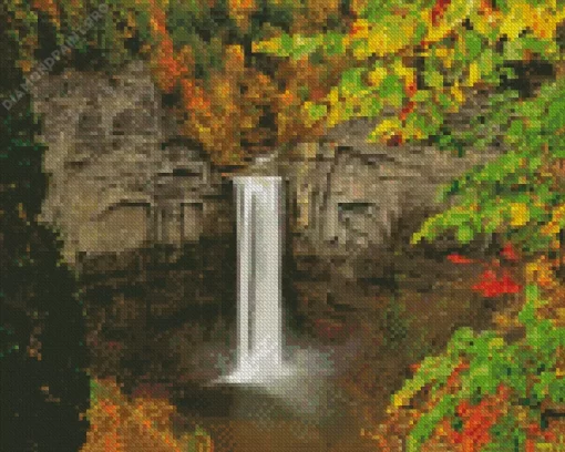 Ithaca Taughannock Falls Diamond Painting