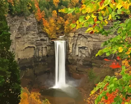 Ithaca Taughannock Falls Diamond Painting