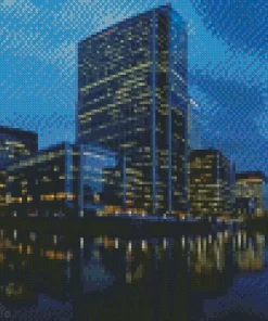 London Canary Wharf Diamond Painting