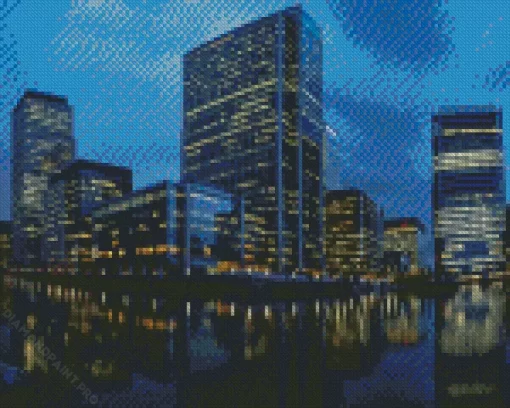 London Canary Wharf Diamond Painting