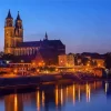 Magdeburg By Night Diamond Painting