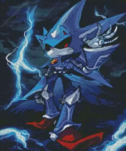 Metal Sonic Diamond Painting