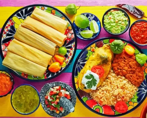 Mexican Food Diamond Painting