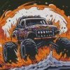 Monster Jam Diamond Painting