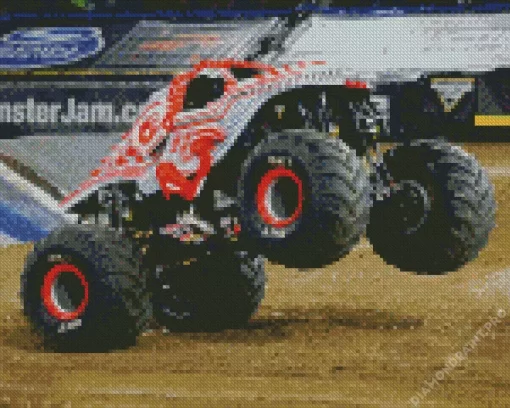 Monster Jam Truck Diamond Painting