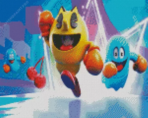 Pac Man Diamond Painting